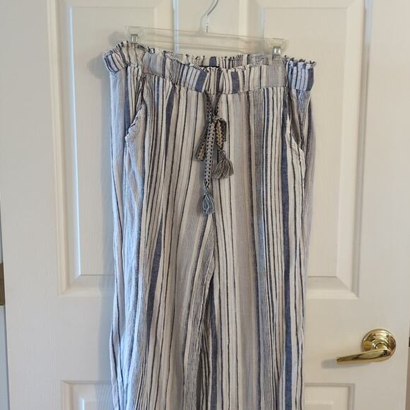 EUC Rewash Flowy Linen Blend Pants, M - Picture 2 of 7